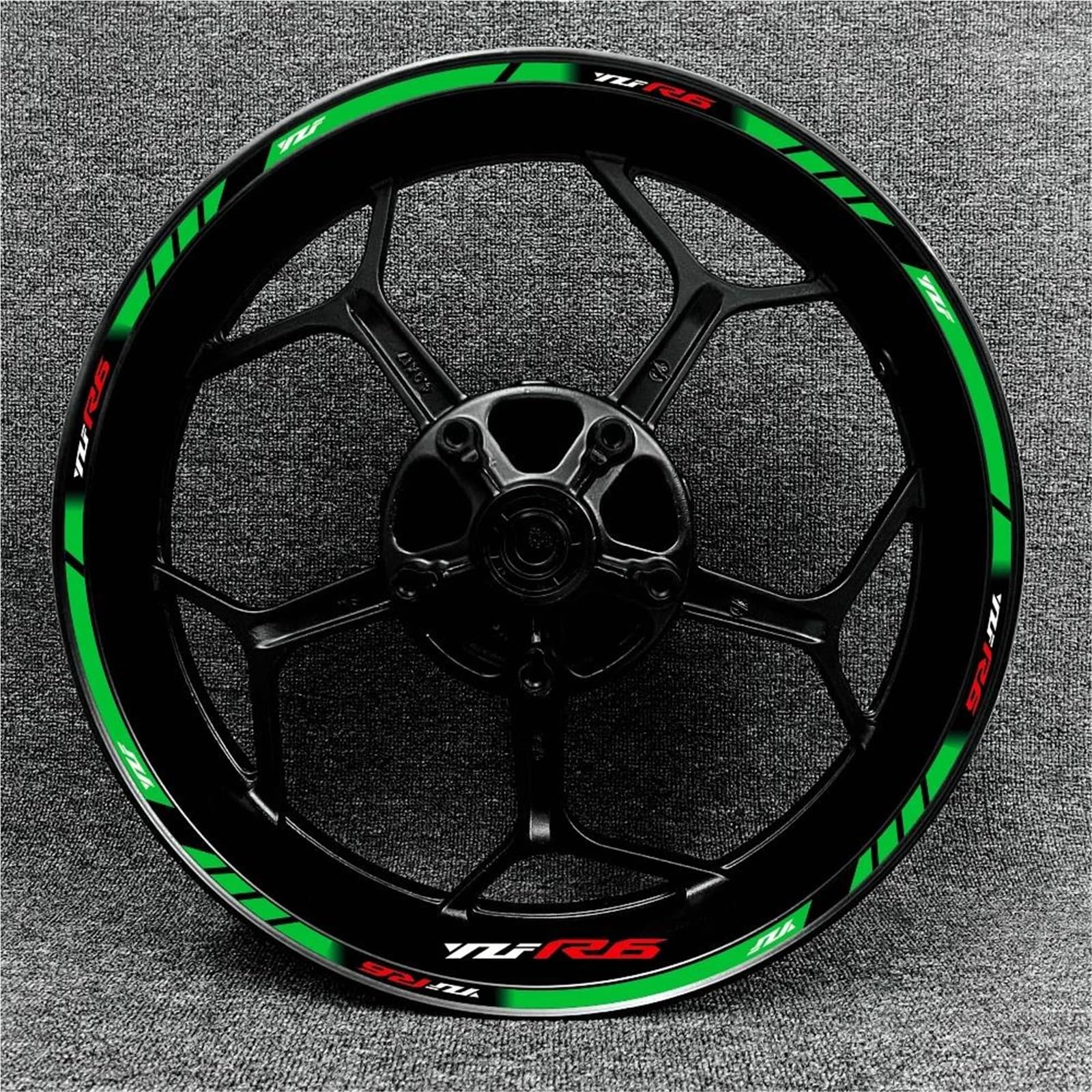 Wheel Stickers Motorcycle Rims Wheels Stickers for YZF R6 YZF-R6 YZFR6 17 Inch Wheel Reflective Waterproof Strips Decals Rim Reflective Decal