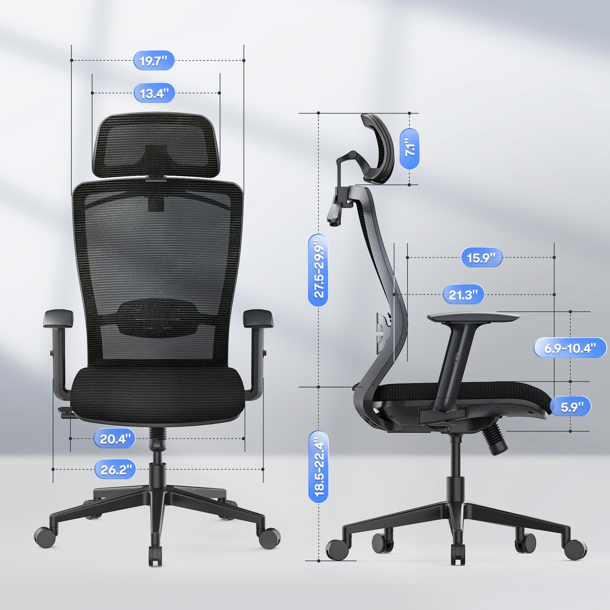 Amazon.co.jp: FLEXISPOT OC3 クラウド 人間工学オフィスチェア