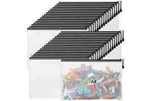 Practical 32 Piece Mesh Zipper Bags for Effortless Storage