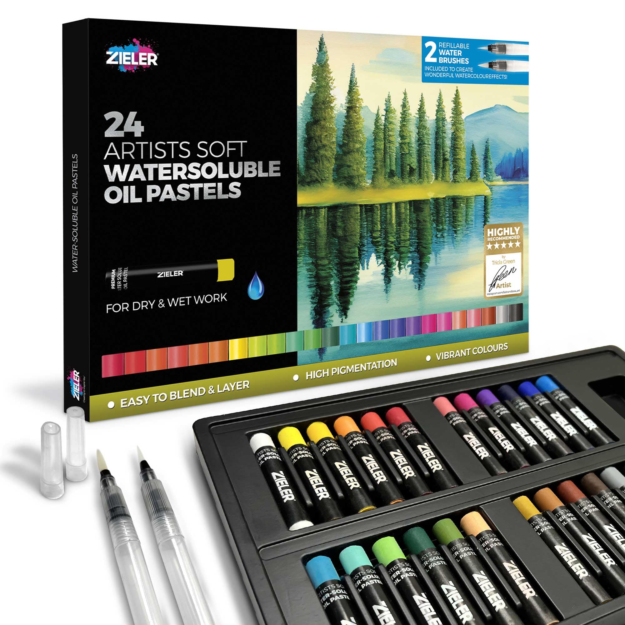 W&N Artists Soft Pastels Portrait 24色セット Winsor & Newton Soft Pastels Sets | Jerry's Artarama