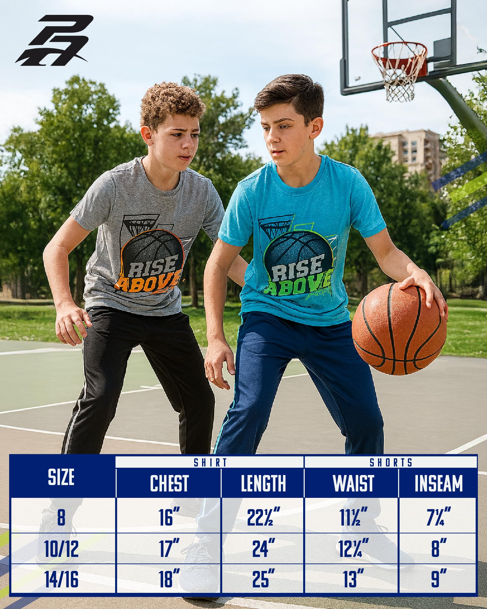 Pro Athlete Conjunto de chándal para niños, 3 piezas, sudadera de punto con cremallera, camiseta gráfica atlética y pantalones deportivos para niños