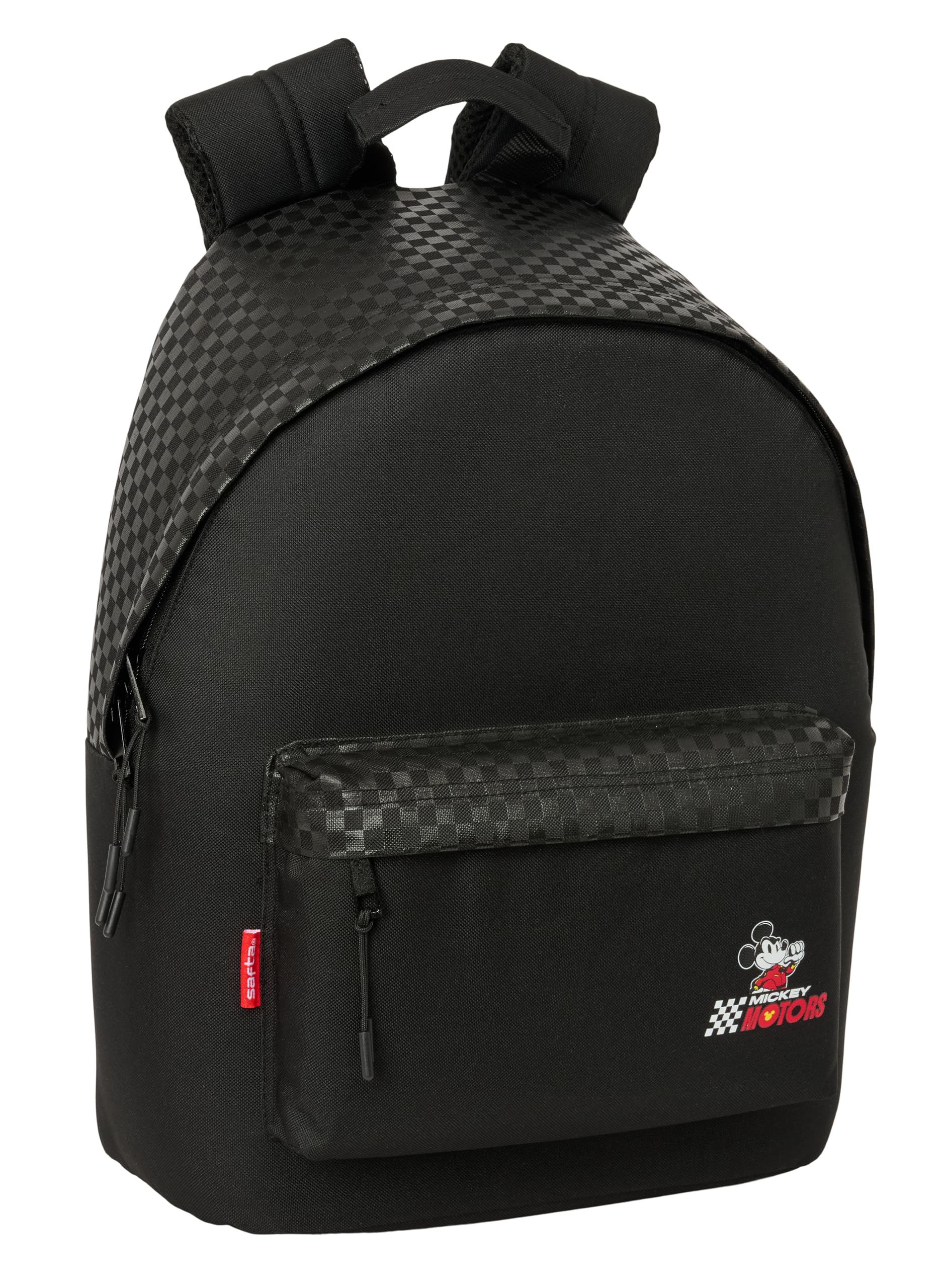 MICKEY & FRIENDS RACING - TEEN - Plecak młodzieżowy na laptopa 14,1", idealny dla młodzieży w różnym wieku, wygodny i wszechstronny, jakość i wytrzymałość, 31 x 16 x 41 cm