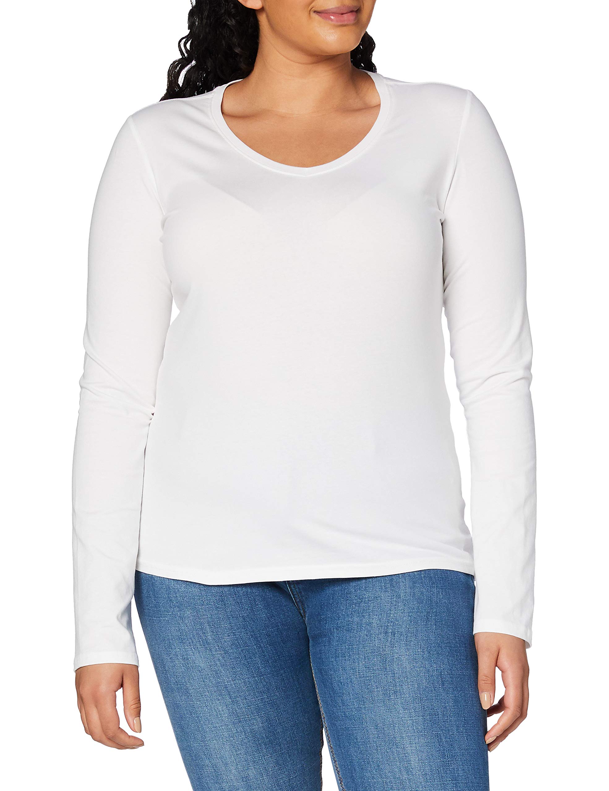 Stedman Women's Blanc Long Sleeve T-Shirt Stretch