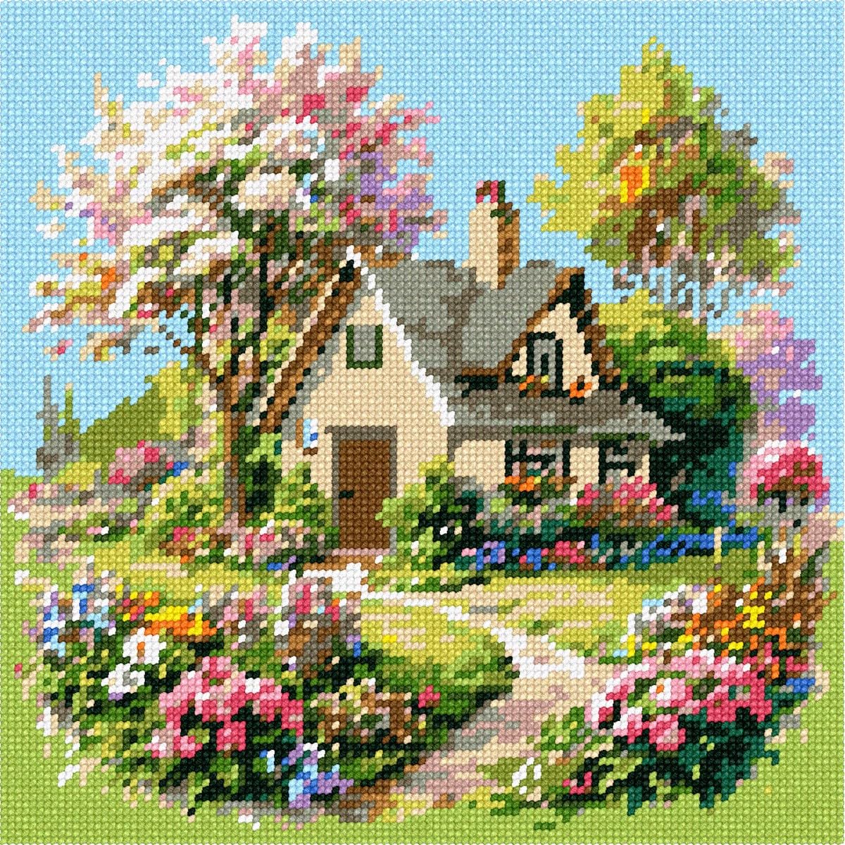 Pepita Needlepoint kit: Country Cottage, 12