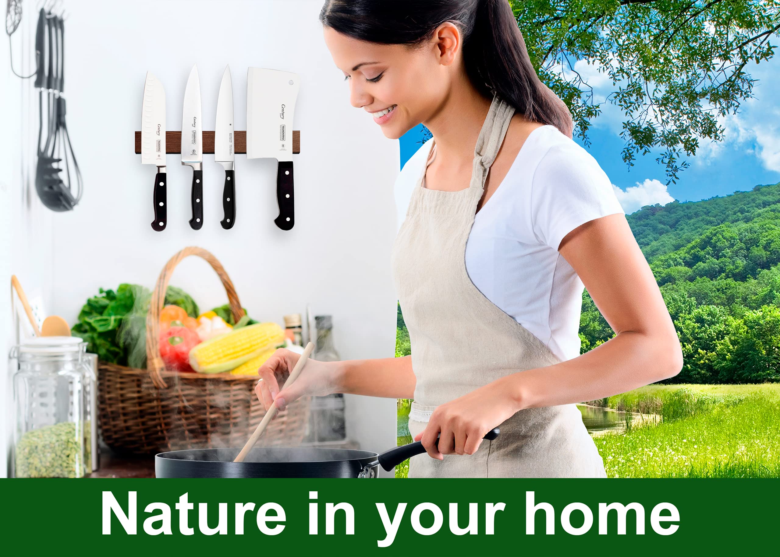 10 Inch Knife Strip Use as Knife Holder for Wall