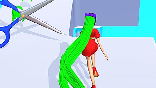 Cabelo comprido Desafio! BeautyQueen DancingHairs Corrida - 3D Corredor Jogo de corrida