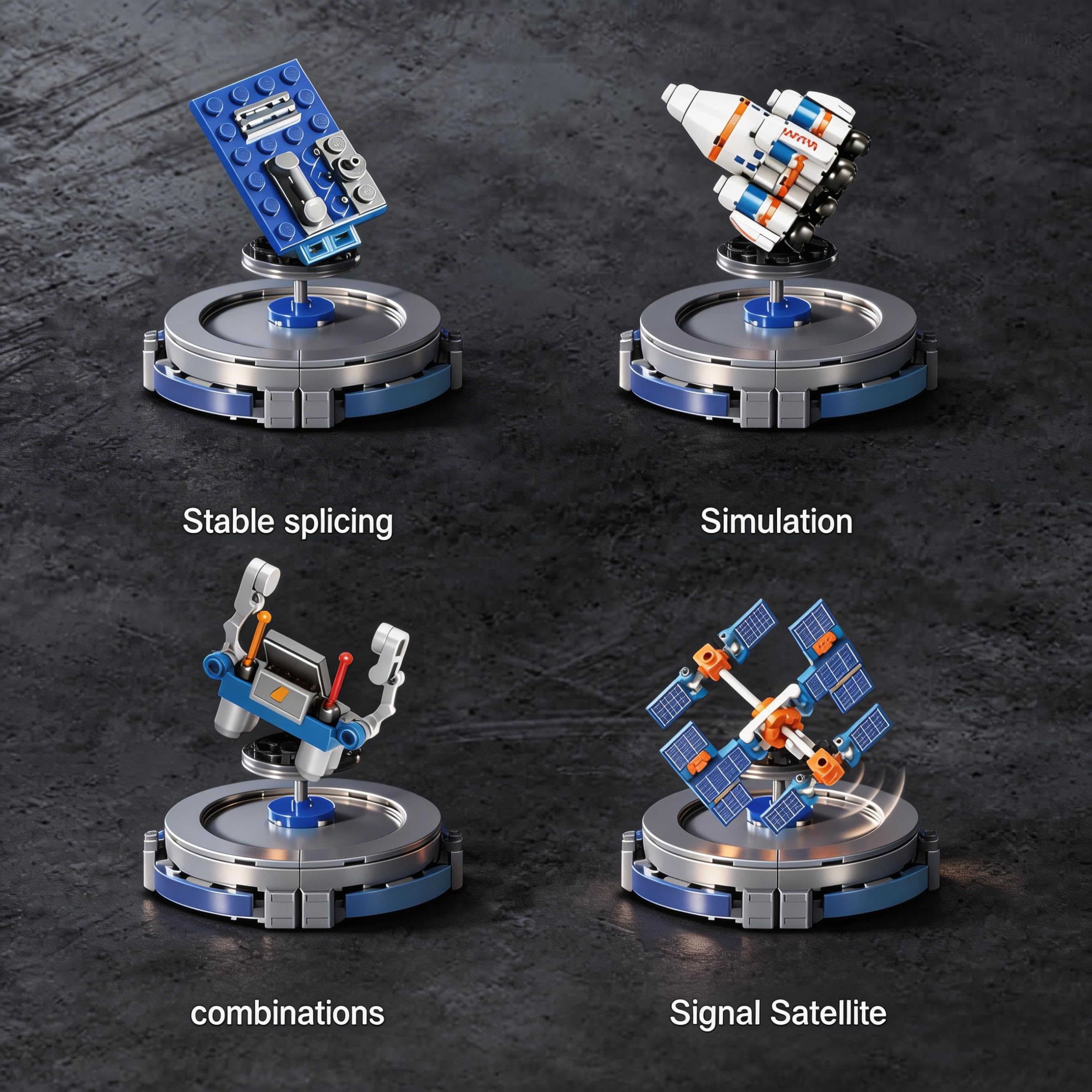 Kit di costruzione di razzi per bambini dai 6 ai 14 anni, giocattoli da costruzione di razzi spaziali, 1065 pezzi, navetta spaziale, collezione di modelli da esposizione, il miglior regalo