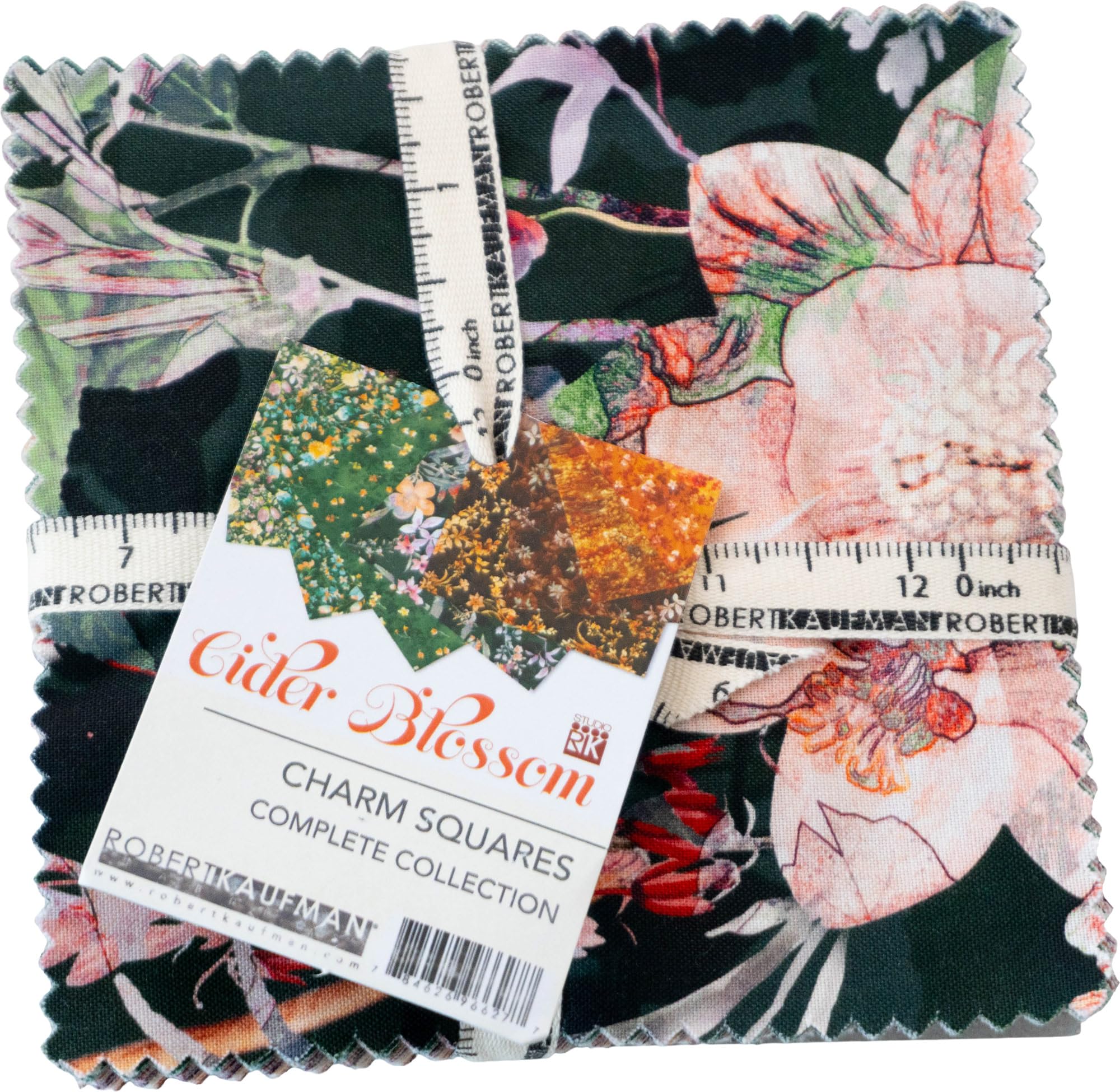 Robert Kaufman Assorted Cider Blossom Charm Square 42 5-Inch Squares Charm Pack Fabrics Chs-1391-42