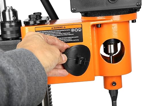 Miniatura 5 de WEN 43013 - Morterizador de banco de hierro fundido de 5 amperios con juego de brocas de cincel