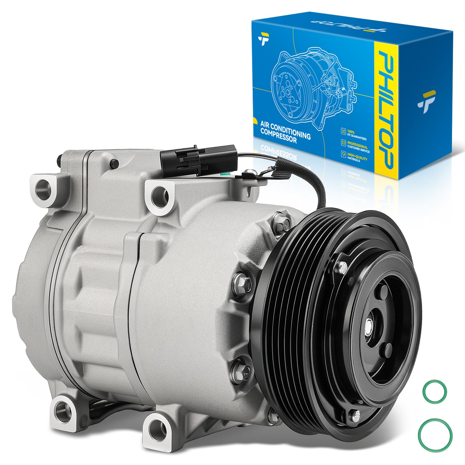PHILTOP NEW AC Compressor w/Clutch for Kia Sorento 2011-2013 2.4L