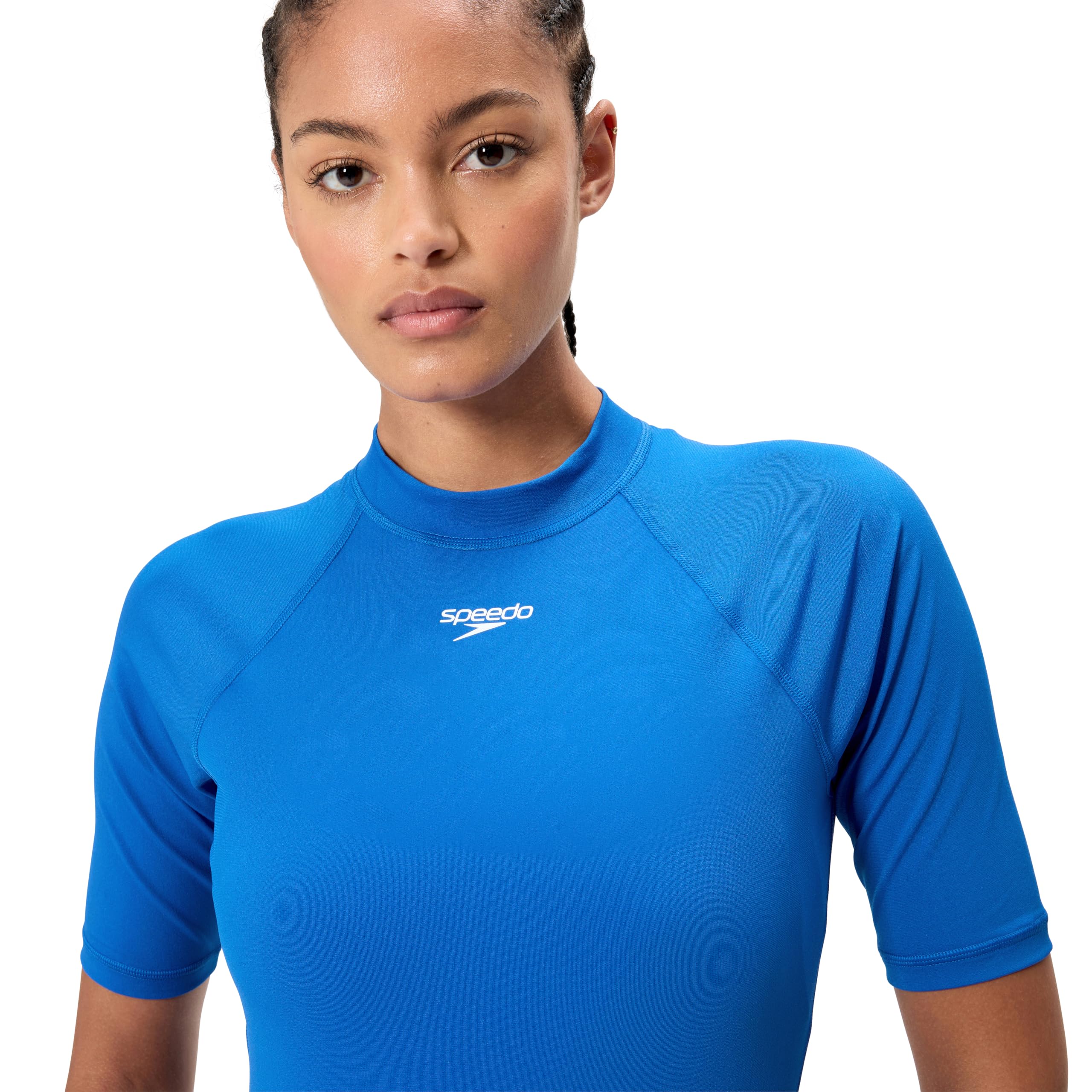 Speedo Damen Endurance+ Short Sleeve Rashguard-Badeoberteil