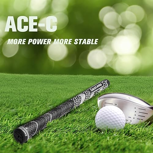 Miniatura 2 de Geoleap Juego de 13 agarres de golf con cintas y con todos los kits de reparación para elegir, agarres híbridos para palos de golf, estándarmediano,