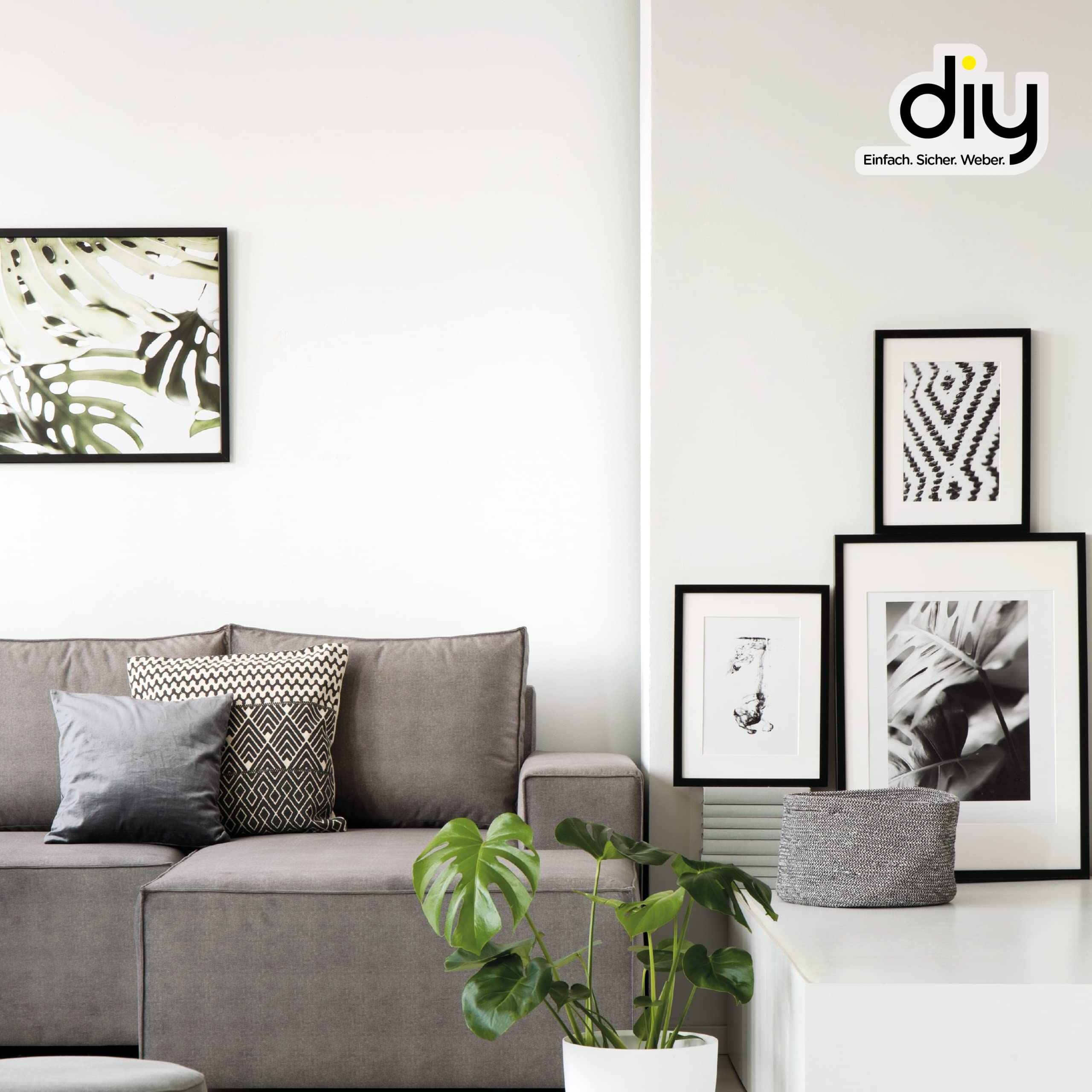 WEBER | Espátula extra fina "to go" 15 kg | muy duradera, muy blanca, alta resistencia superficial, para uso en interiores, masilla de yeso