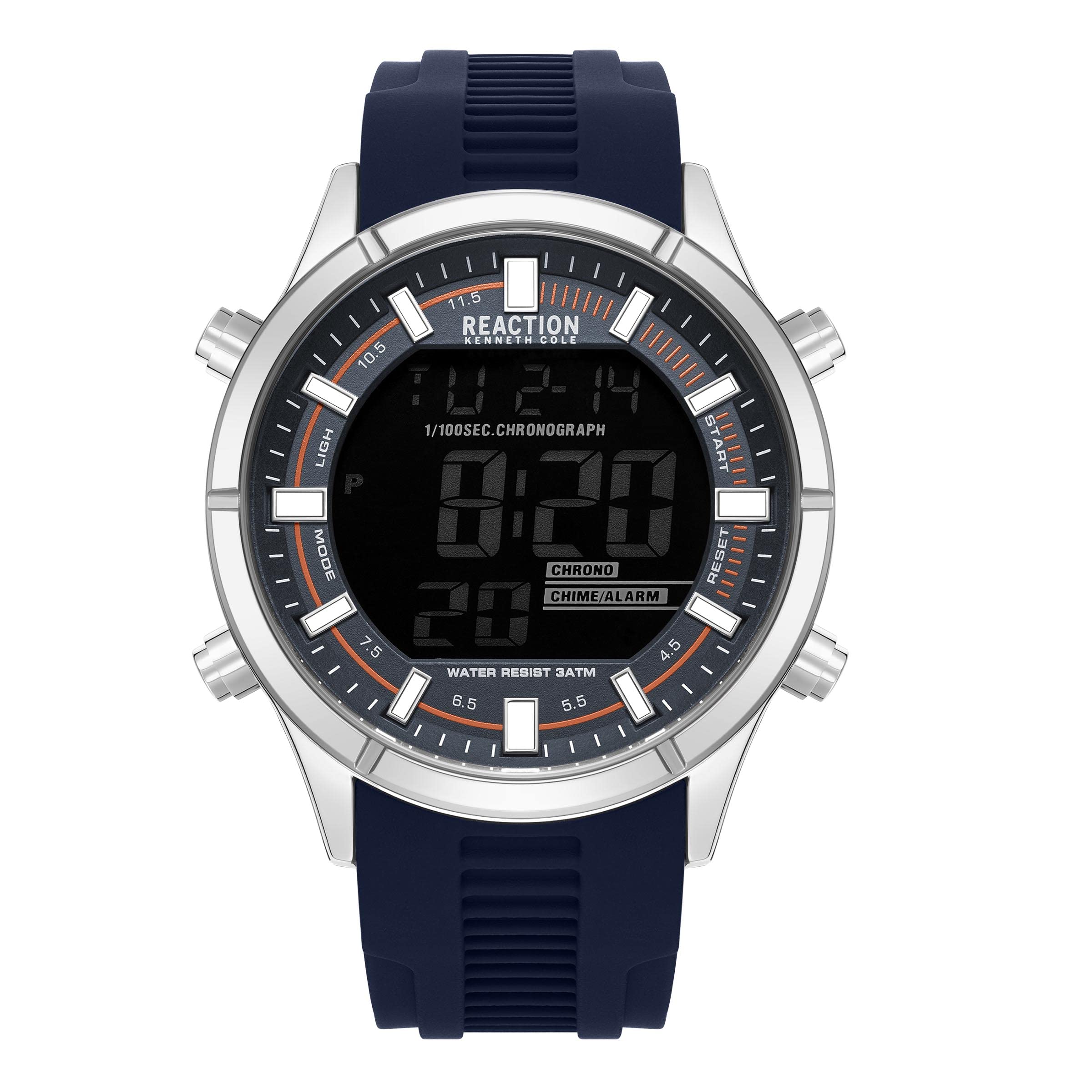 Kenneth Cole Reaction Digital Blue Dial Mens Watch-KRWGP9006301 (B0BN8DN6RG) Amazon Price History, Amazon Price Tracker