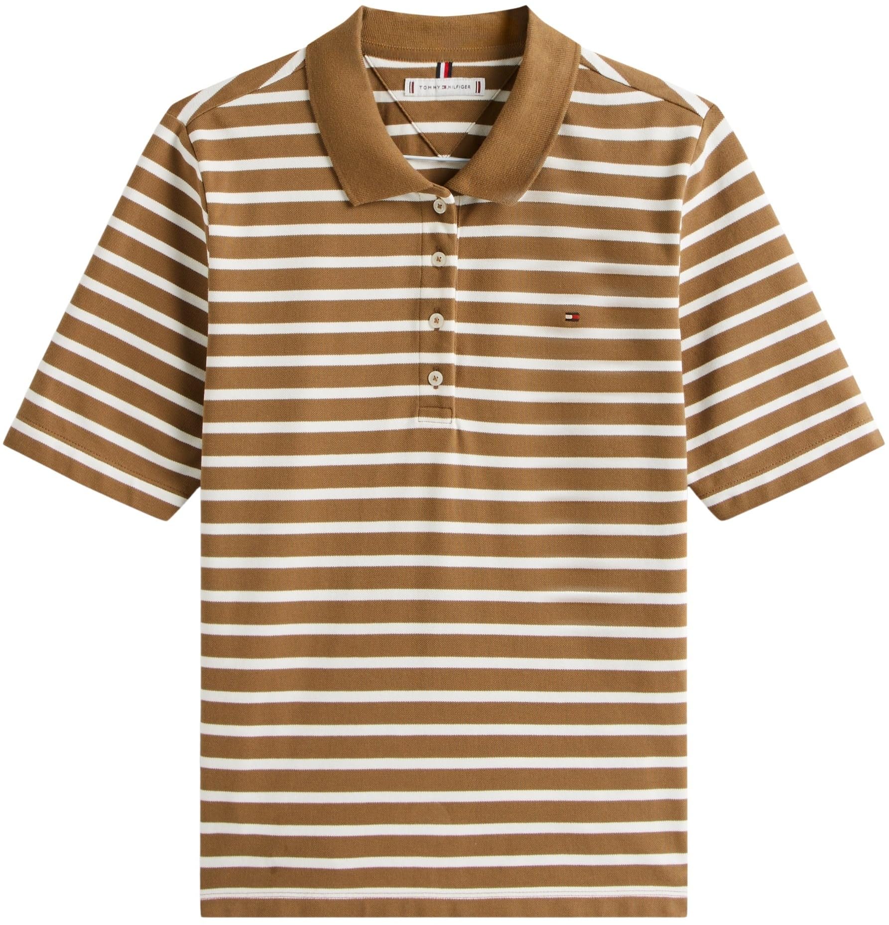 Tommy Hilfiger Polo de Manga Corta Mujer 1985 Pique Regular Fit