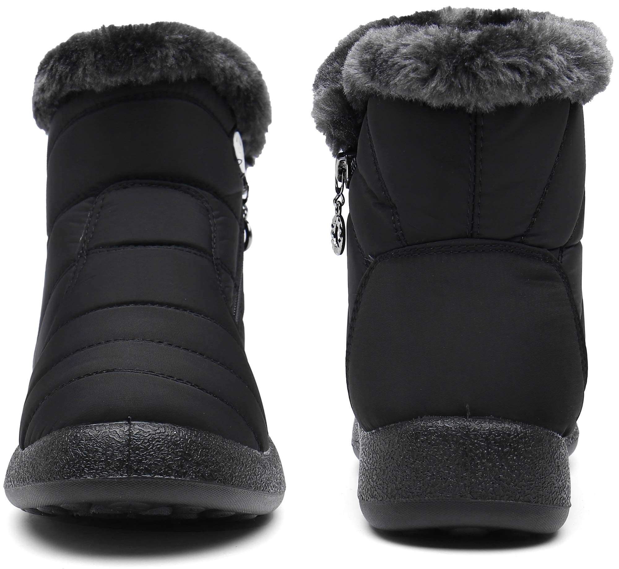Gaatpot Stivali Donna Stivaletti Invernali Stivali da Neve Caldo Peluche Scarpe Impermeabili 36-43