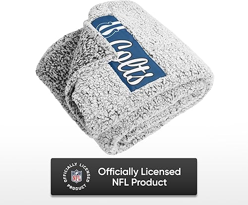 Miniatura 2 de FOCO Manta Sherpa de nube con logotipo grande del equipo de la NFL, 60 x 70 pulgadas