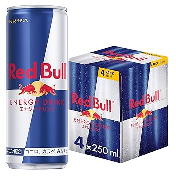 Amazon.co.jp: Red Bull レッドブル エナジードリンク 250ml×4本
