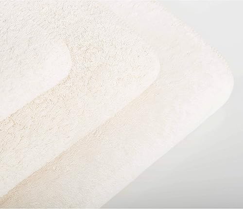 Miniatura 4 de Graccioza - Toalla de mano larga de doble bucle (18 x 30 pulgadas, natural), 100% algodón egipcio de 700 GSM, toalla de baño elegante y suave, hecha