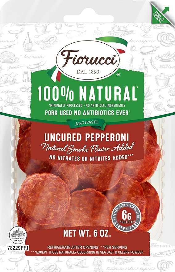 Fiorucci All Natural Uncured Pepperoni, Nitrite
