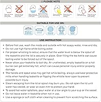 Vista 9 de Gourmet Art tetera silbadora de acero esmaltada