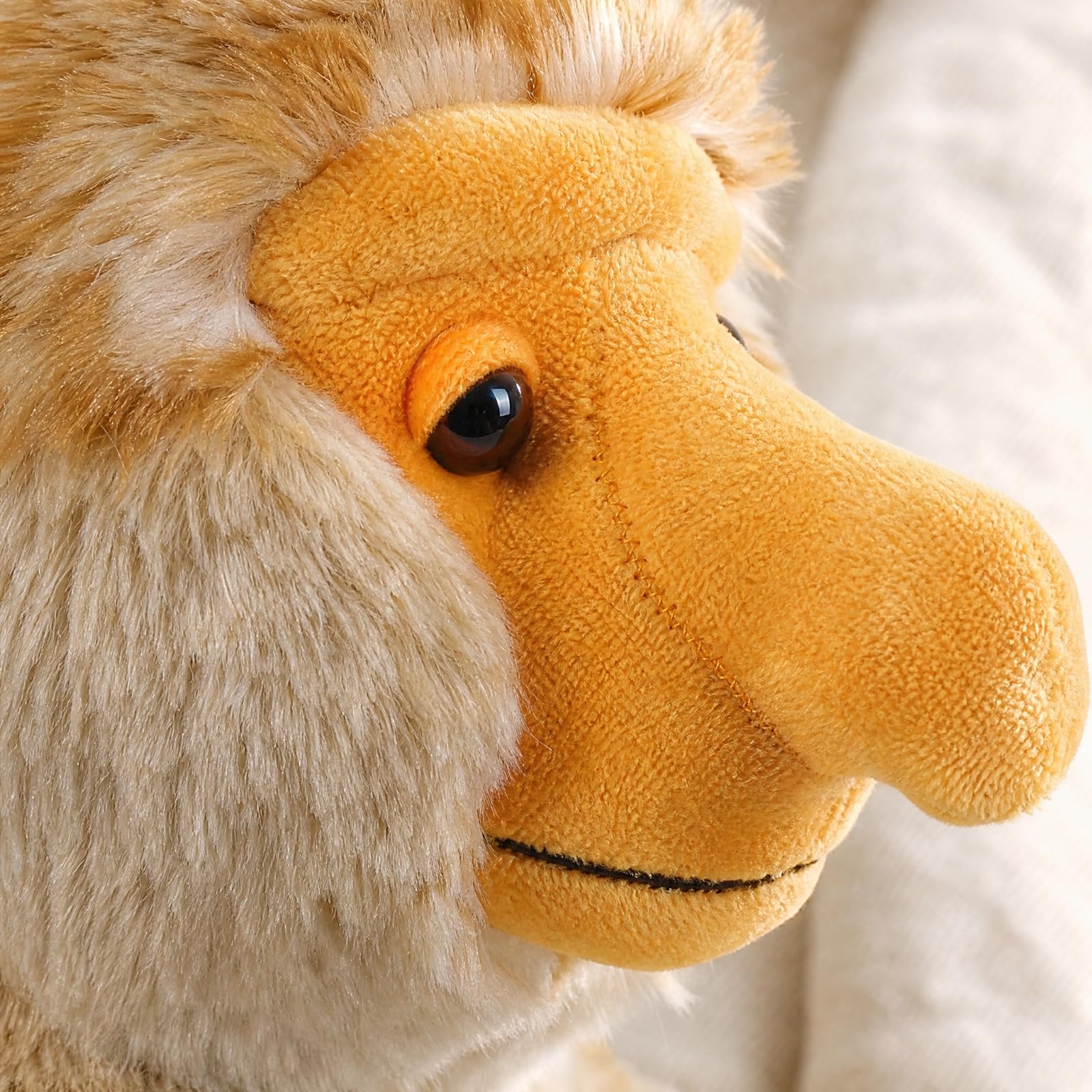 Peluche di Scimmia dal Lungo Resistente al Pilling Scimmia di Peluche con Coda Estesa per Camera da Gioco,