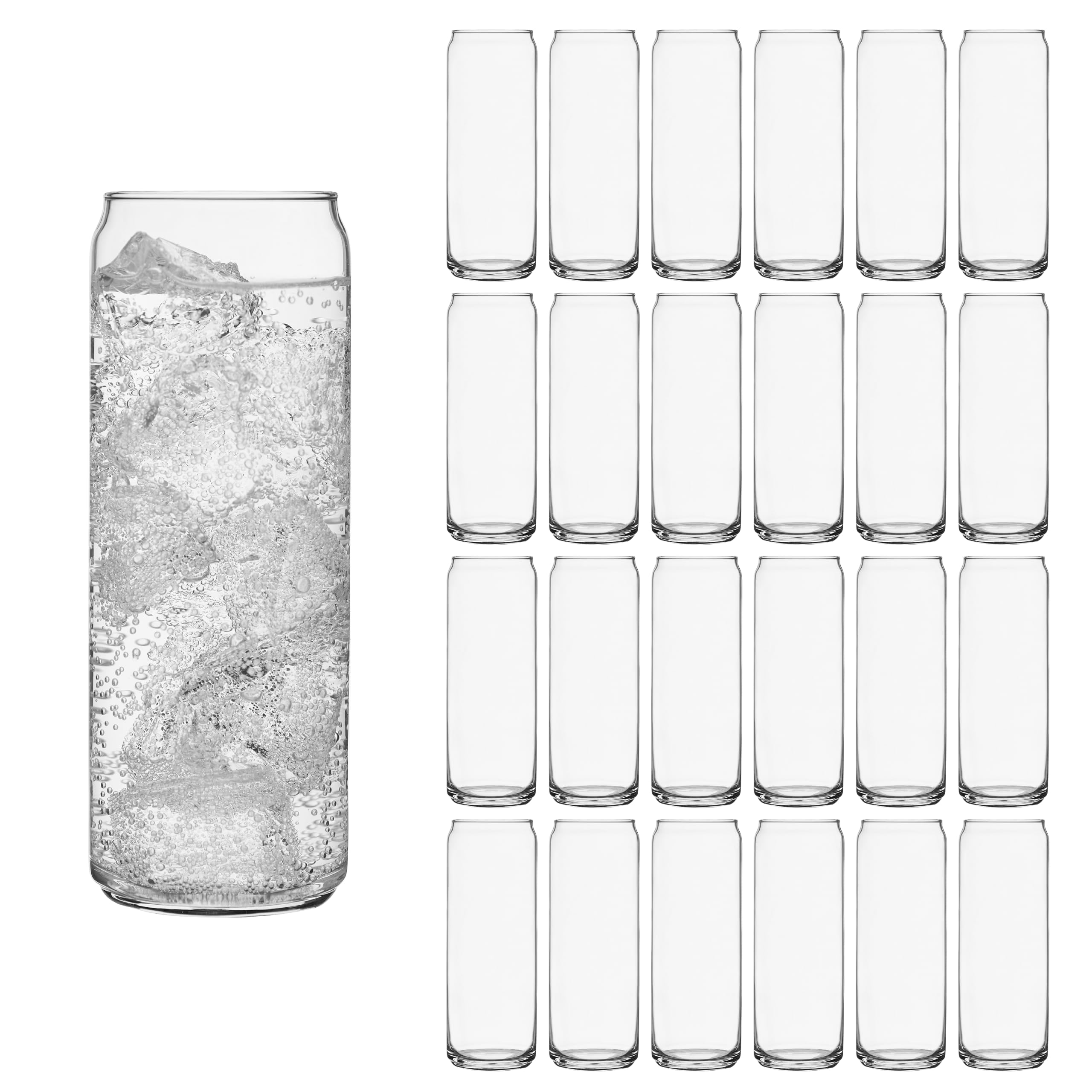 Libbey 70461 Glass Can/Drinking Glass 370 ml Set of 24