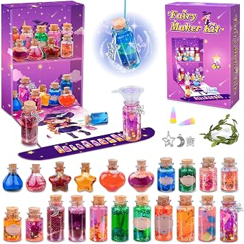 FairyMaker Potion Making Kit Children, Arts and Crafts Potions Kits for Kids, Creative DIY Fairy Toys & Magic Potions for 6 7 8 9 10 Years Old Girls, Birthday Gifts for Girls