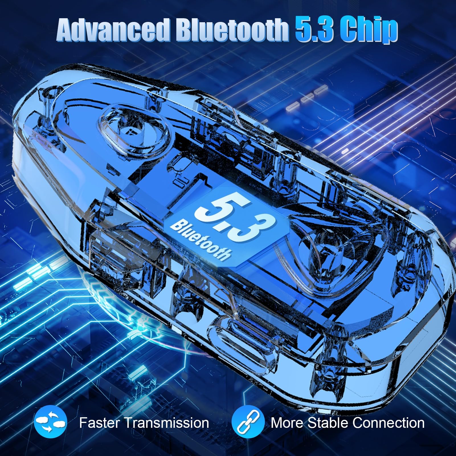 E1 Auricolare Bluetooth per Moto -Bluetooth5.3 Interfono Professionale per Casco fino a 800 m, Controllo Vocale Impermeabile IP65 e Chiamate in Vivavoce, Altoparlanti HD e Cancellazione del Rumore