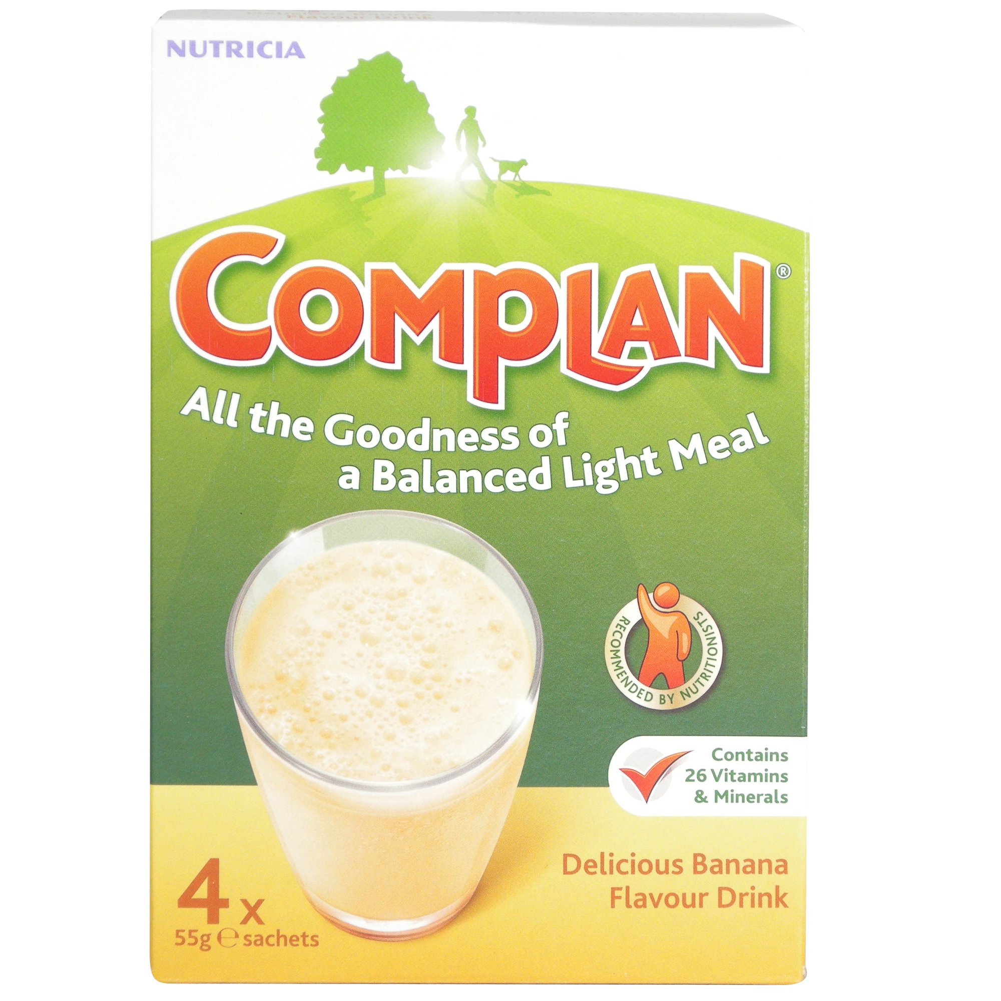 Complan Delicioso Flavour DRINK (Banana 4x55g)