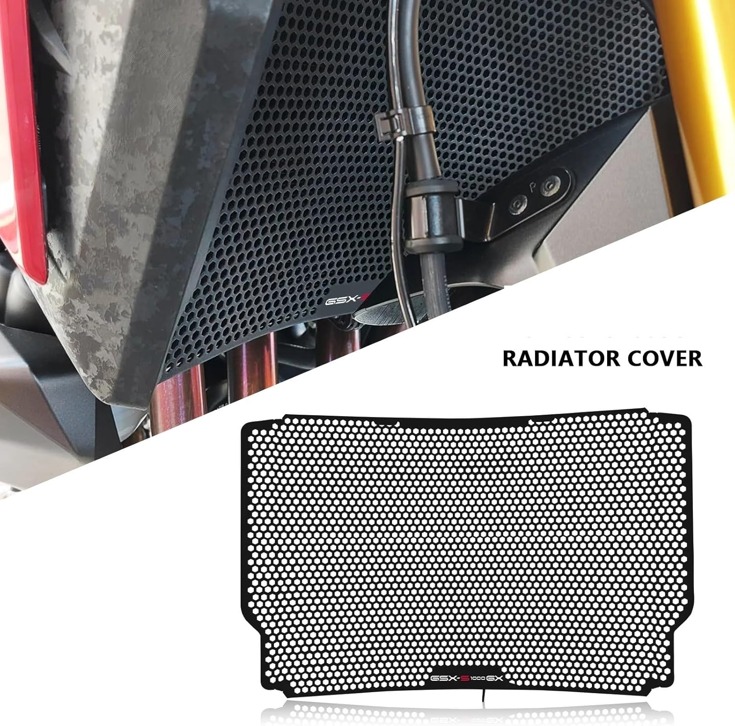 Motorcycle Radiator Guard Motorcycle Radiator Shroud Protector for Gsxs1000gx Gsxs1000gx Grille Radiator Shroud for GSXS1000GX GSXS 1000GX 2024+Radiator Guard