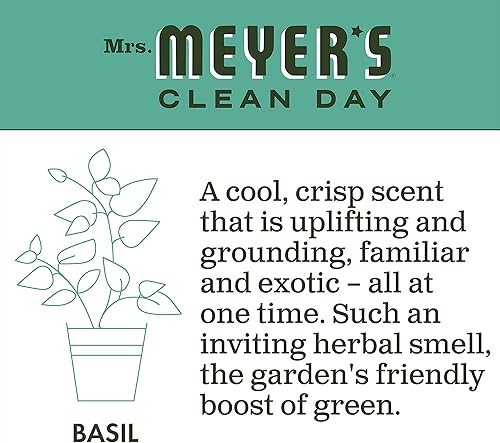 Miniatura 5 de Mrs. Meyer's Clean Day Hojas de secadora, suaviza la tela, reduce la estática, fórmula libre de crueldad, aroma a albahaca, 80 unidades