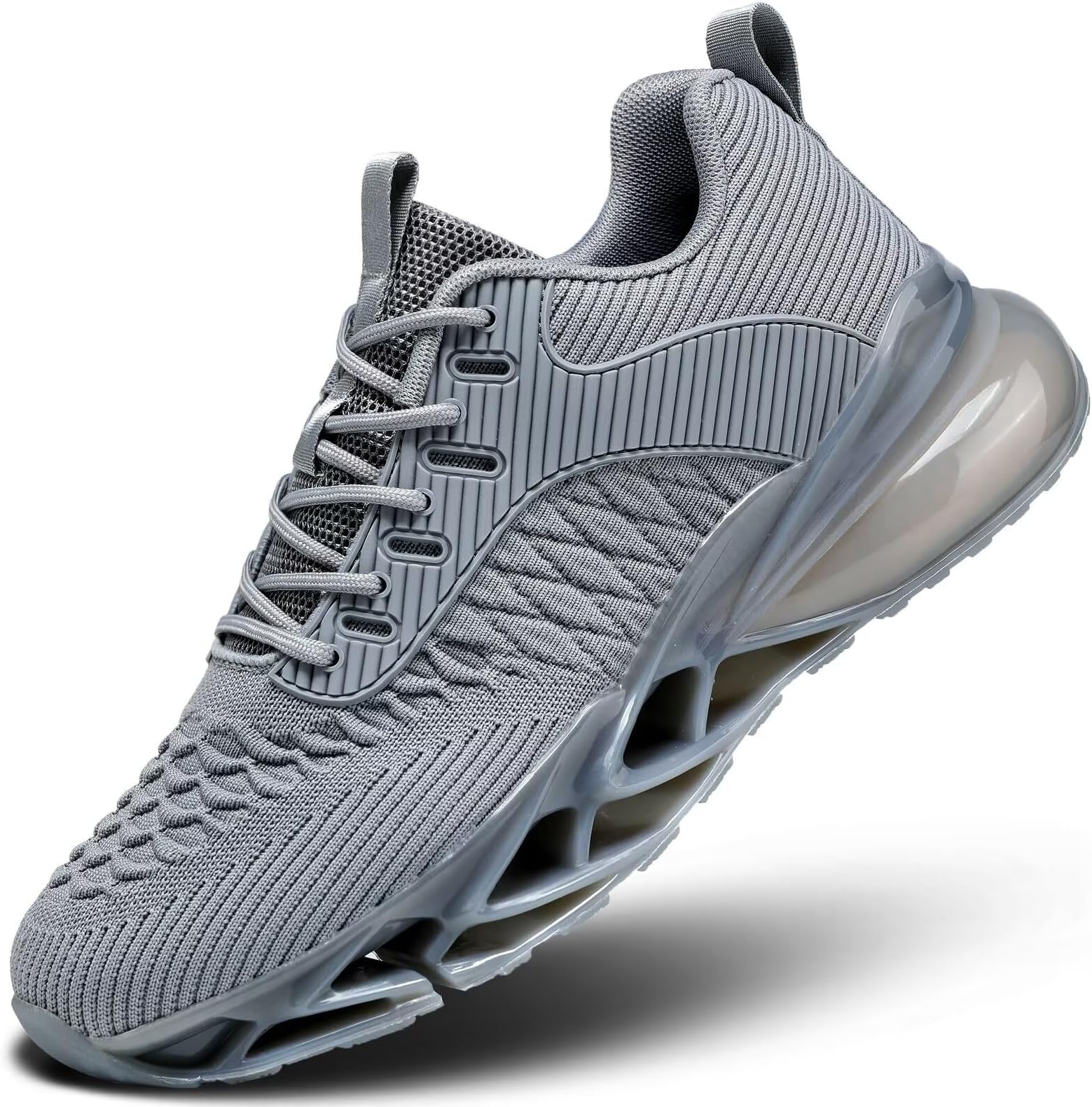 ChopbenMens Walking Shoes Blade Non Slip Fashion Sneakers Breathable Mesh Soft Sole Casual Athletic Running Sport Shoes