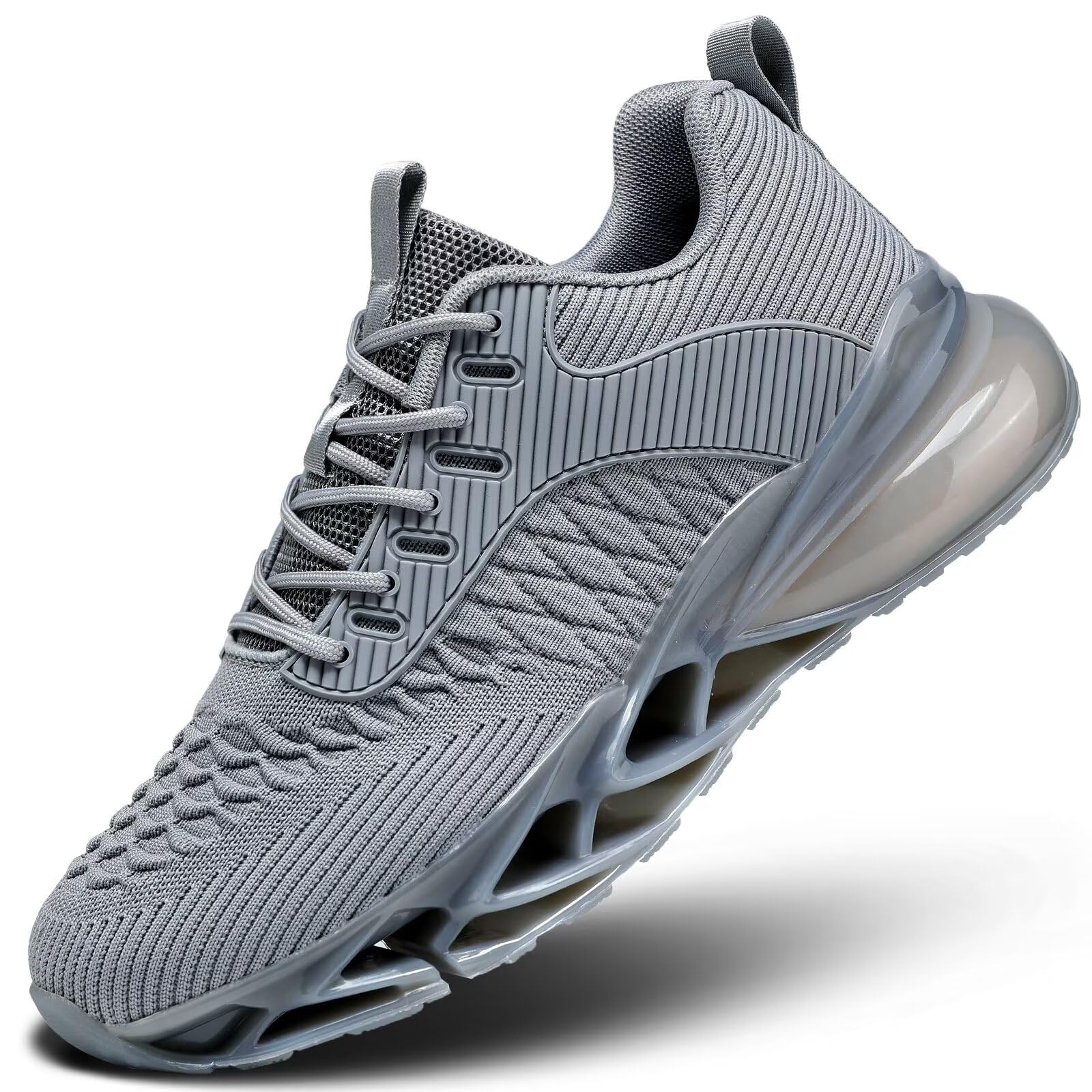 ChopbenMens Walking Shoes Blade Non Slip Fashion Sneakers Breathable Mesh Soft Sole Casual Athletic Running Sport Shoes