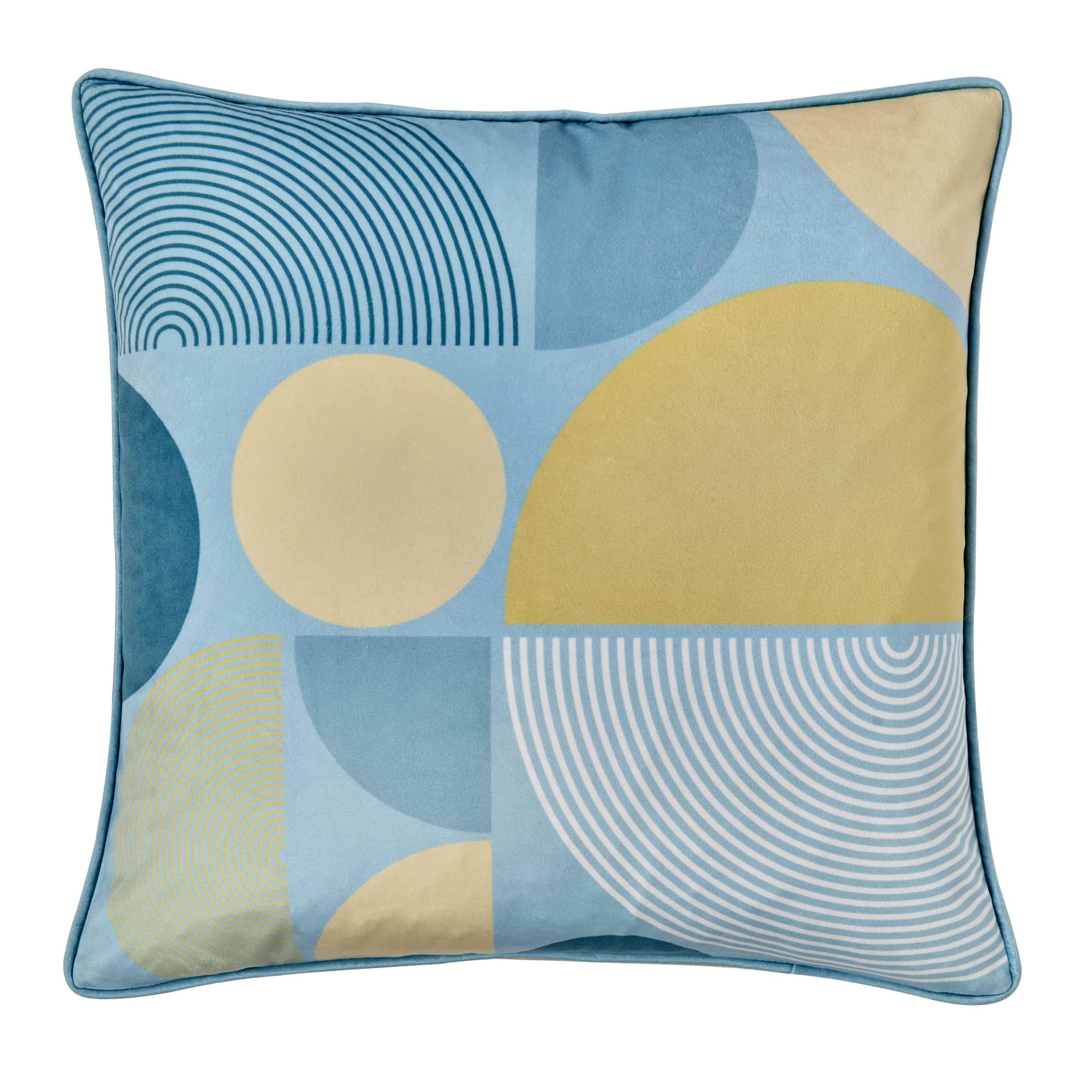 Fusion - Ingo - Velvet Cushion Cover - 43 x 43cm in Teal