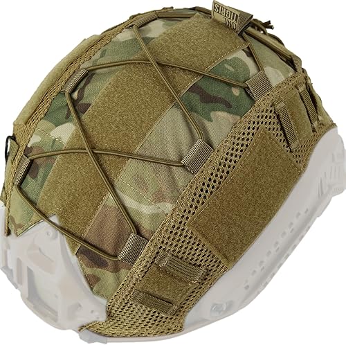 OneTigris Helmet Cover ZKB05 No Helmet Camouflage Cover for Ops-Core Fast PJ Helmet in Size ML OneTigris PJMH Helmet in Size ML
