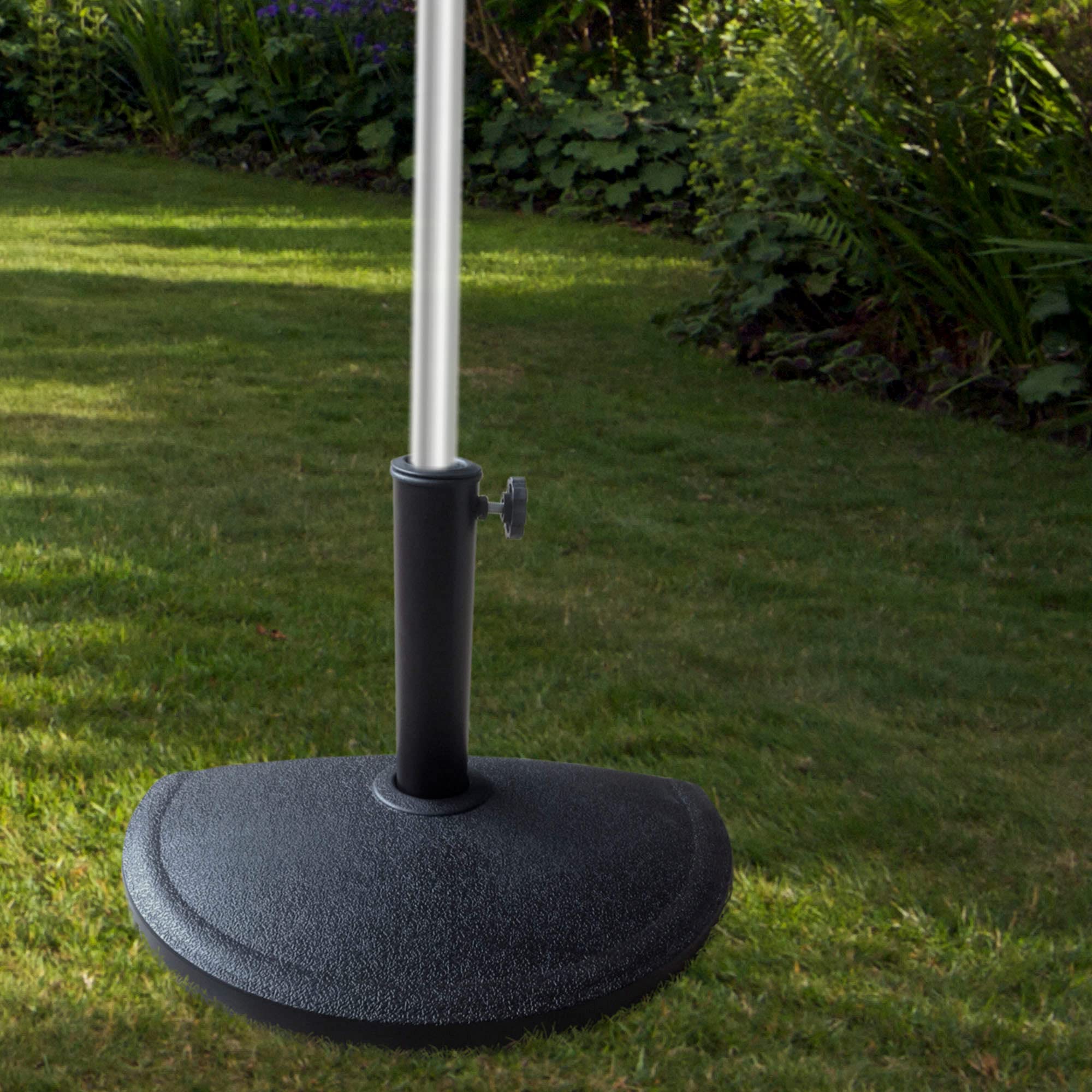 AKTIVE Soporte Parasol semicircular Resina 38-48 Garden