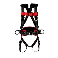 Vista 1 de 3M Protecta Construction Style - Arnés de posicionamiento 1161306, negro, XL, 1 Ea/estuche