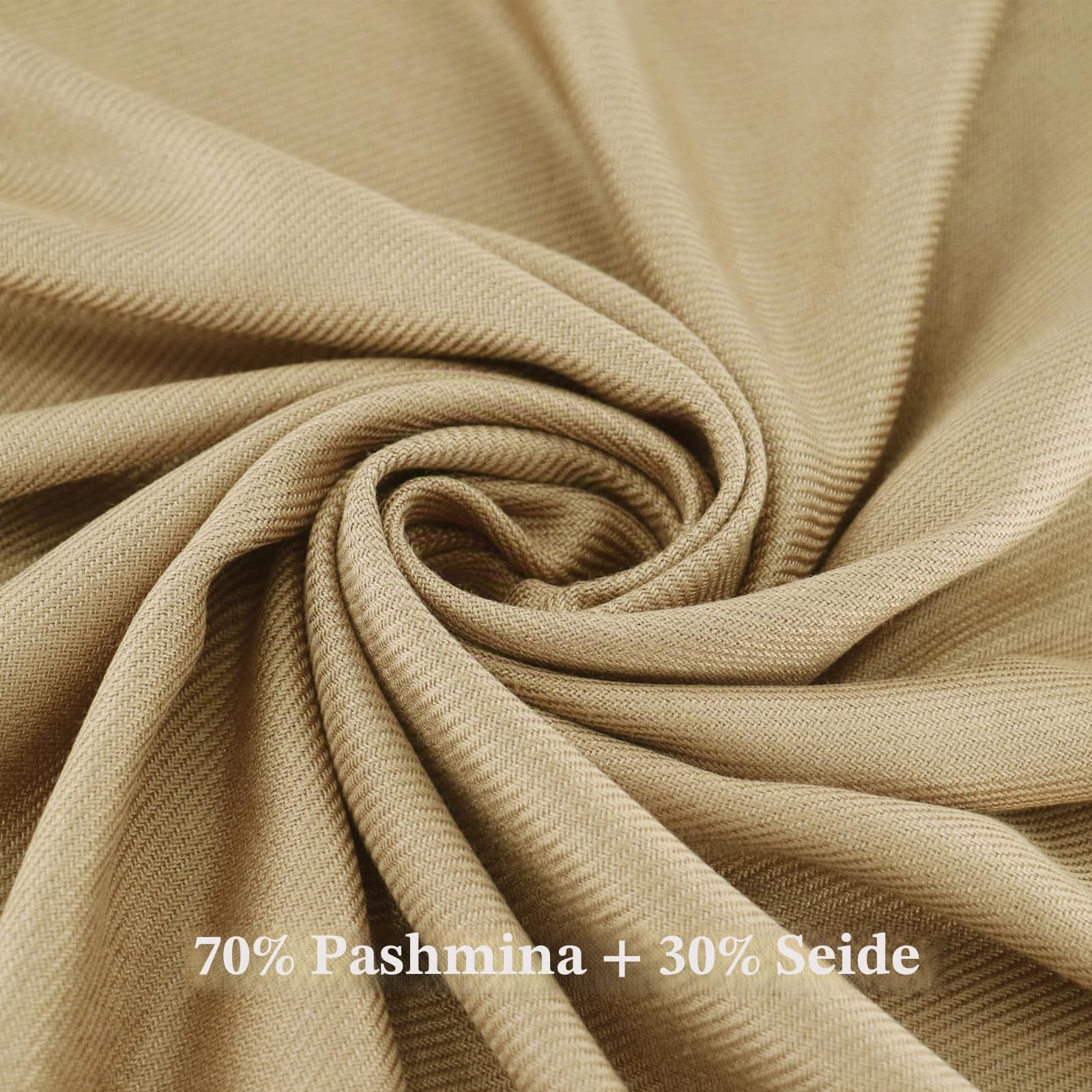 Pashmina Schal Damen Stola, Brautjungfer Hochzeitsschale, Schultertuch für Abendkleider & Hochzeit - Weich & Elegant Umschlagtuch mit Fransen - Gefühl für Ganzjahr