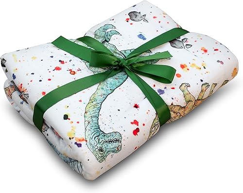 Miniatura 4 de Juego de ropa de cama de dinosaurio  Diseño único de dinosaurios de acuarela para bebé decoración de ropa de cama de regalo