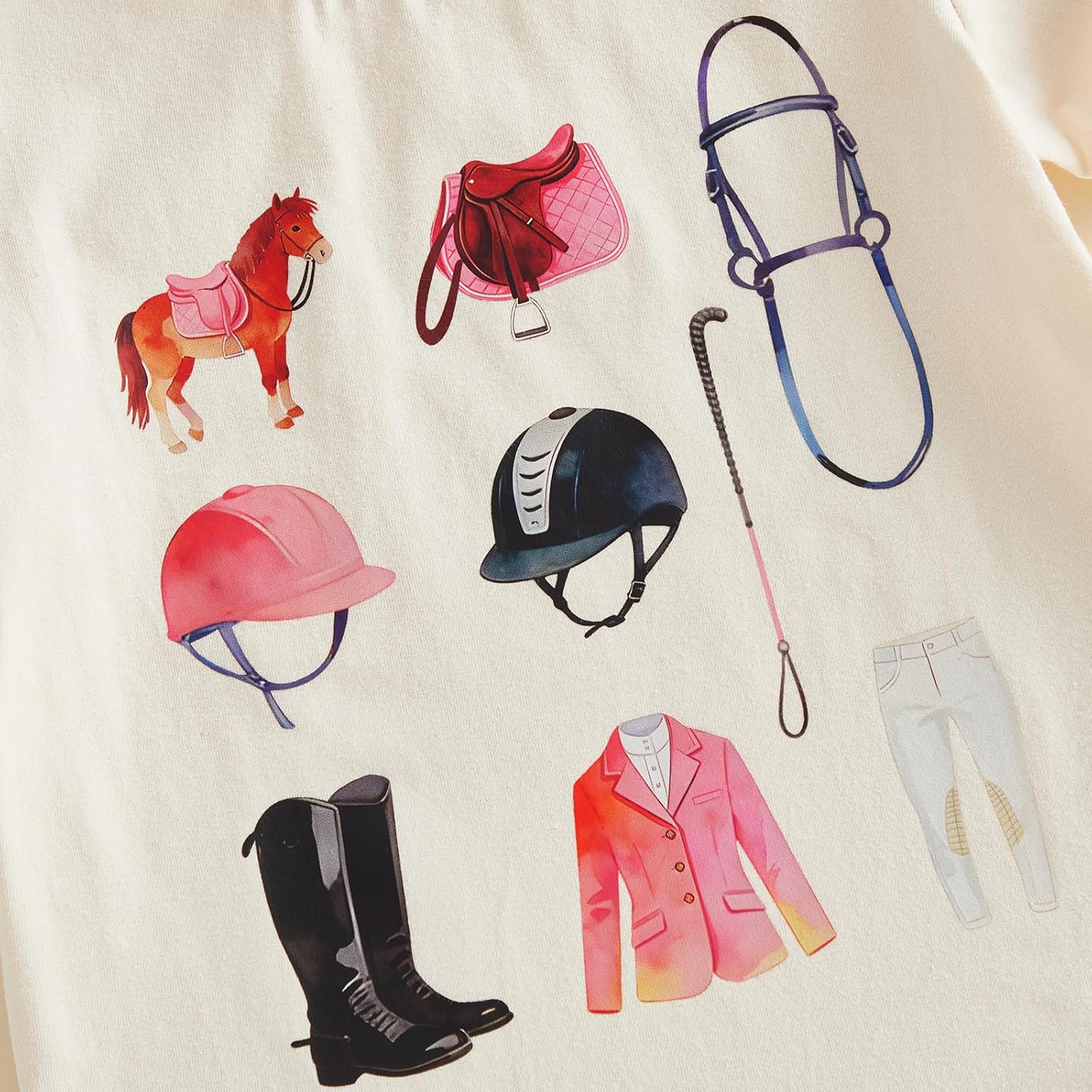 Toddler Baby Girls Western Cowgirl T-Shirt Kids Short Sleeve Funny Rodeo Graphic Summer Tee Tops - Image 5