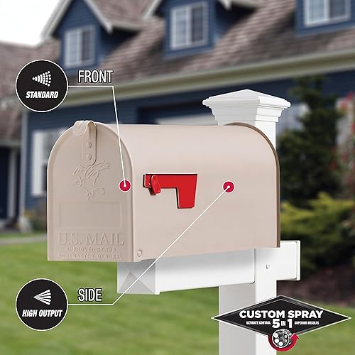 Vista 381 de Rust-Oleum 376885 Pintura en aerosol 5 en 1 personalizada para prevención del óxido, 12 onzas, transparente brillante