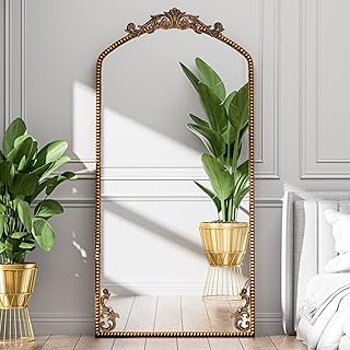 Gold Arched Full Length Mirror 71