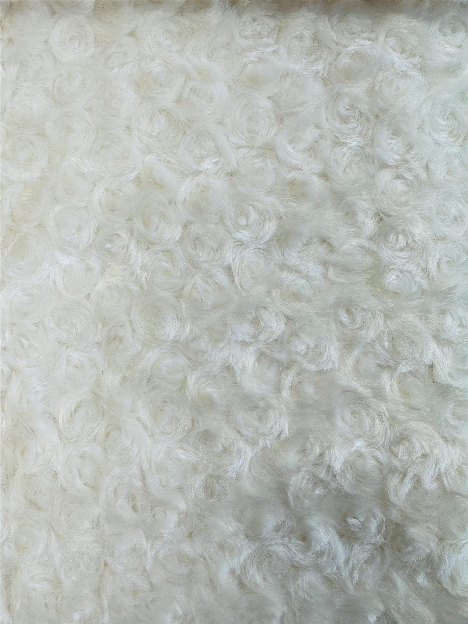 Sedona Designz Rose Faux Fur Fabric - Soft Plush Material, DIY Sewing Projects, Craft Supplies, Custom Blankets, Home Textiles