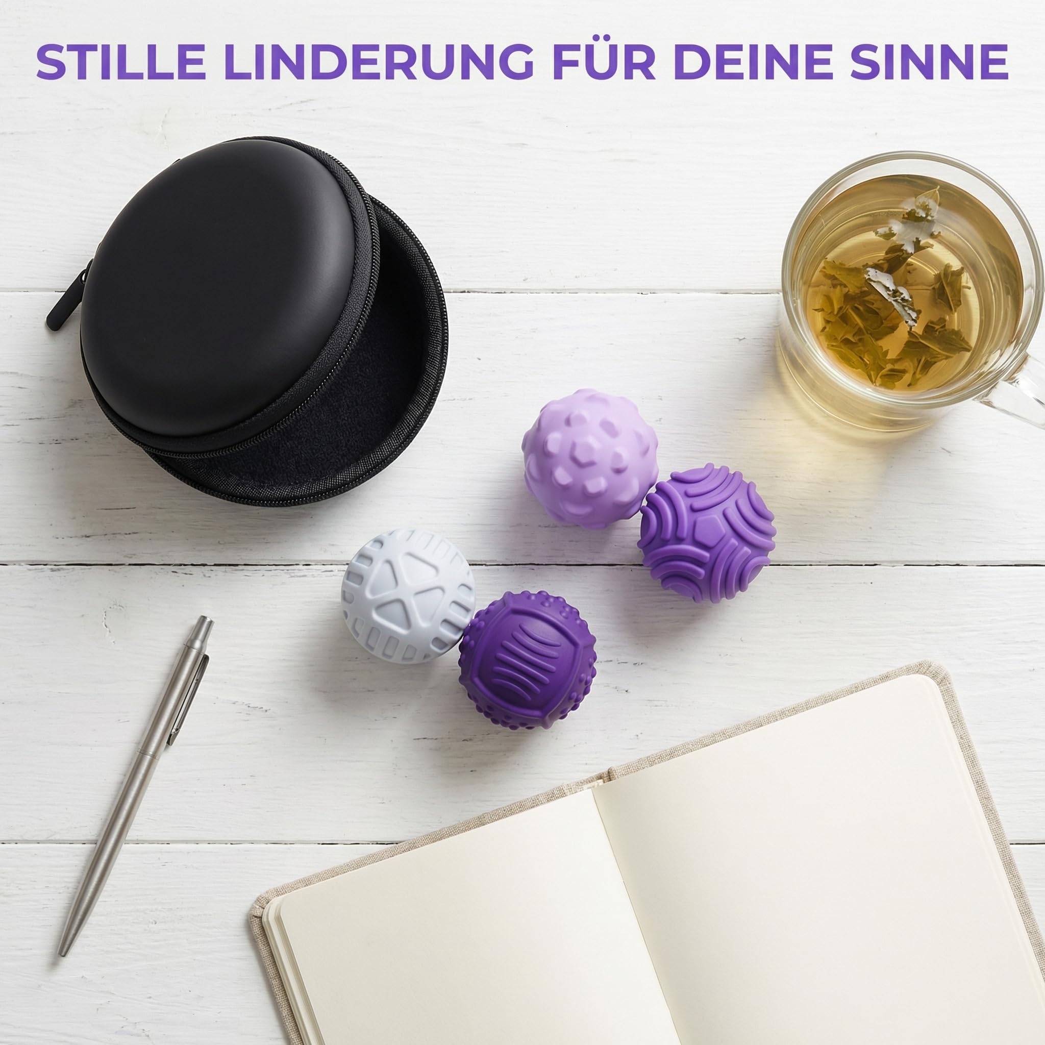 Magnetyczne silikonowe piłki, Fidget Toys dla dorosłych i młodzieży, zestaw 4 sztuk, redukujące stres, zabawki sensoryczne w przypadku ADHD i stanów lękowych, gadżety na biurko, prezent dla kobiet