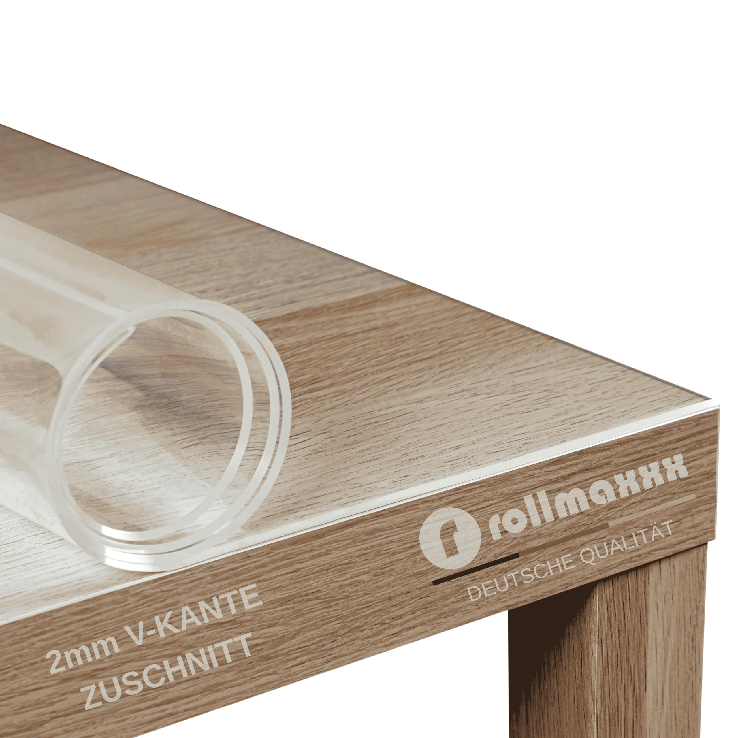 ROLLMAXXX Protection de Table Transparente 2 mm 95 cm x 190 cm