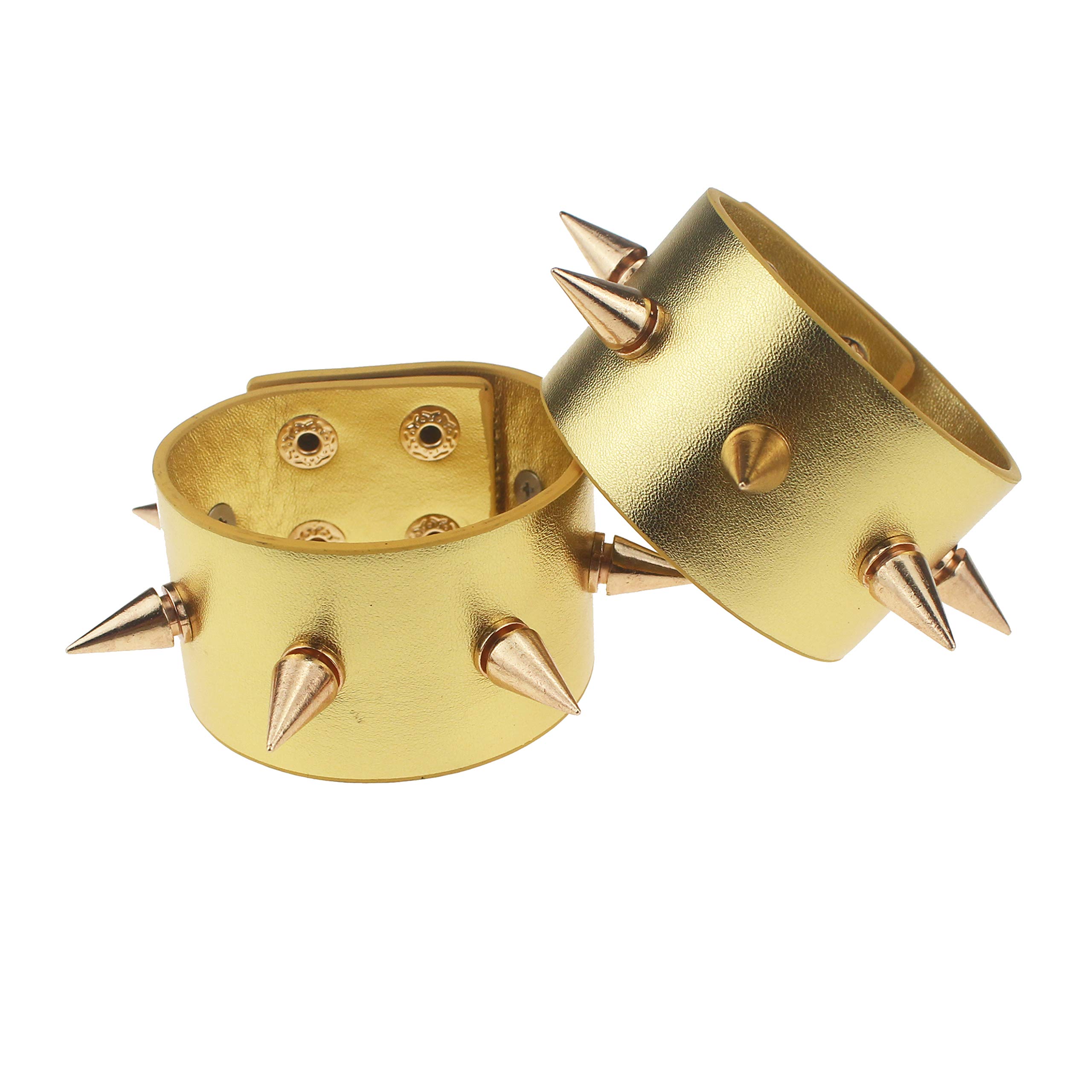 Coolcoco Adjustable Luxury Gold Letter Purple Leather Yes Sir Bracelet for Women Girls Kids Prime Cosplay Accessory, 8.5 inches, Metal Leather