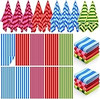 Vista 7 de EBOOT Paquete de 10 toallas de playa de gran tamaño, toallas de piscina extra grandes, de microfibra, de secado rápido, para adultos, mujeres