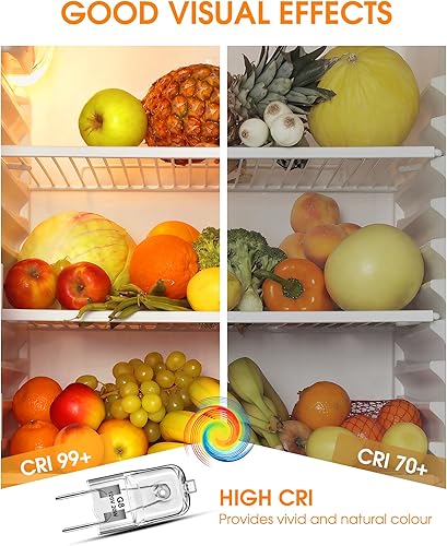 Miniatura 4 de Flaspar Bombillas halógenas G8, bombilla halógena G8 de 20 W, base halógena de 20 W, 120 V regulable T4 JCD tipo G8 para bombilla de campana de