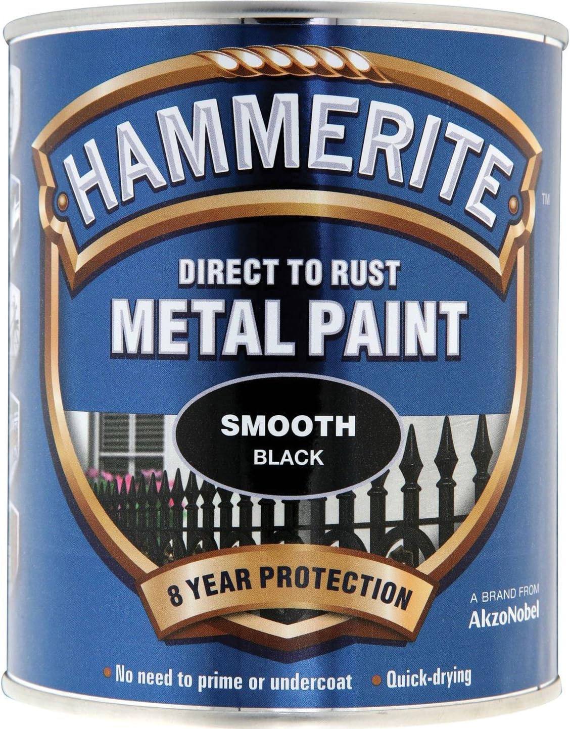 Hammerite Metal Paint Smooth 750ml Black by Hammerite Amazon.de Baumarkt